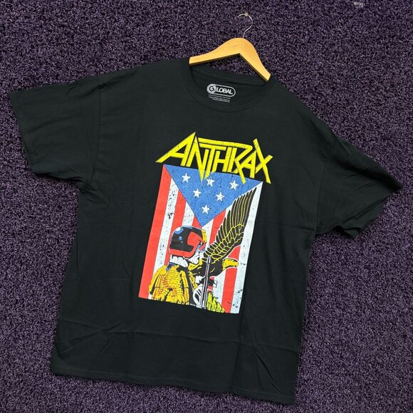 Anthrax I'm the Law Among the Living Thrash Metal T-Shirt XL - Picture 3 of 4